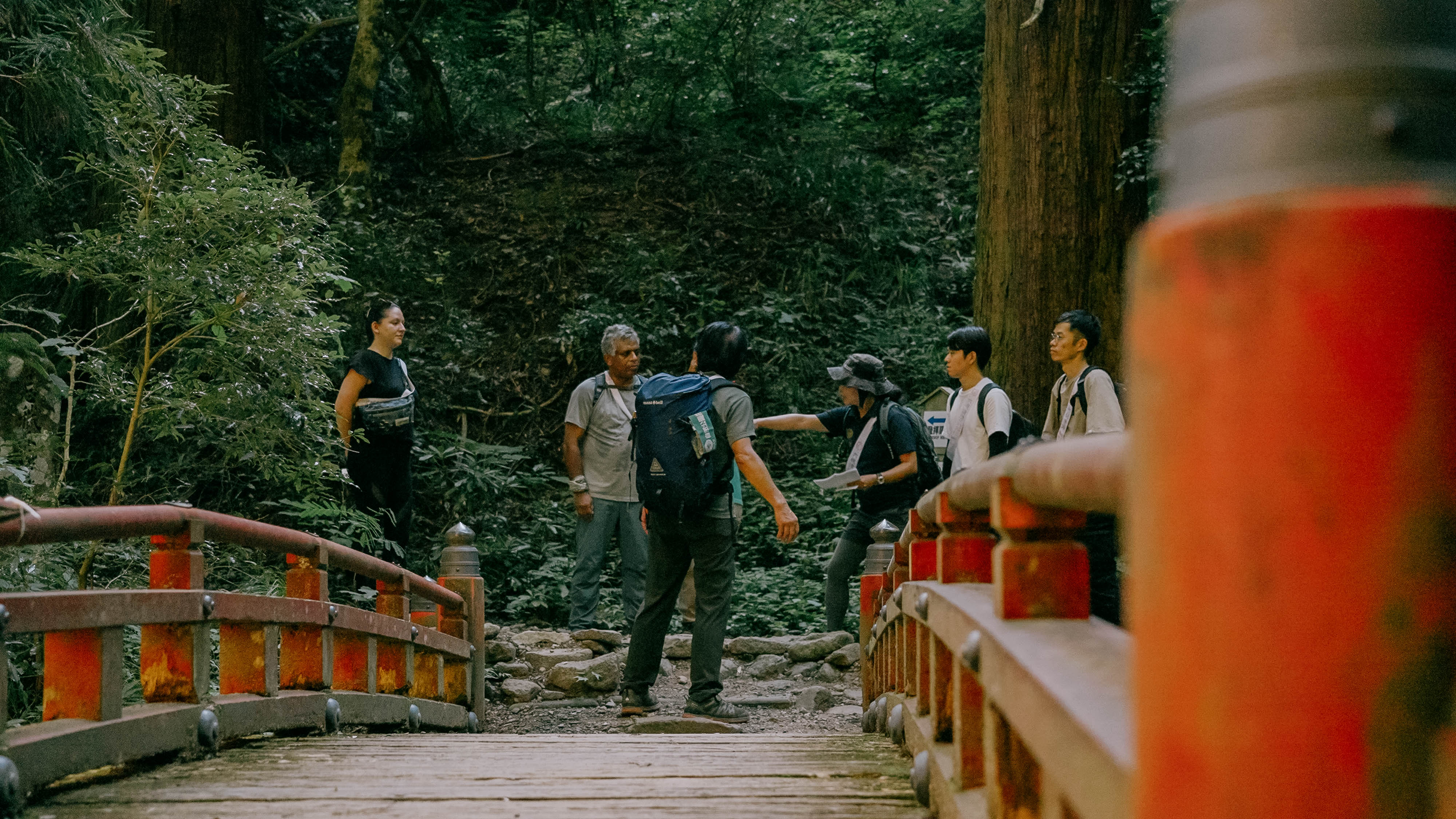 三徳山 登山シーン1-1