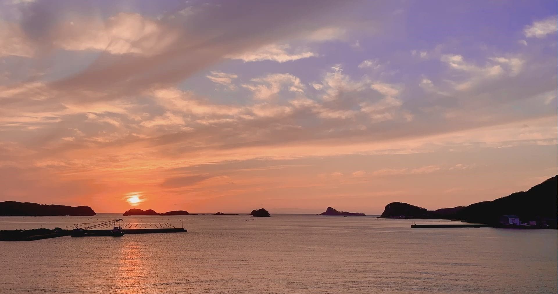 夕焼け-1 夕焼け-1