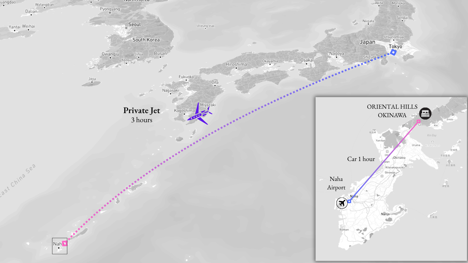 SKYTREK Flight Route Map