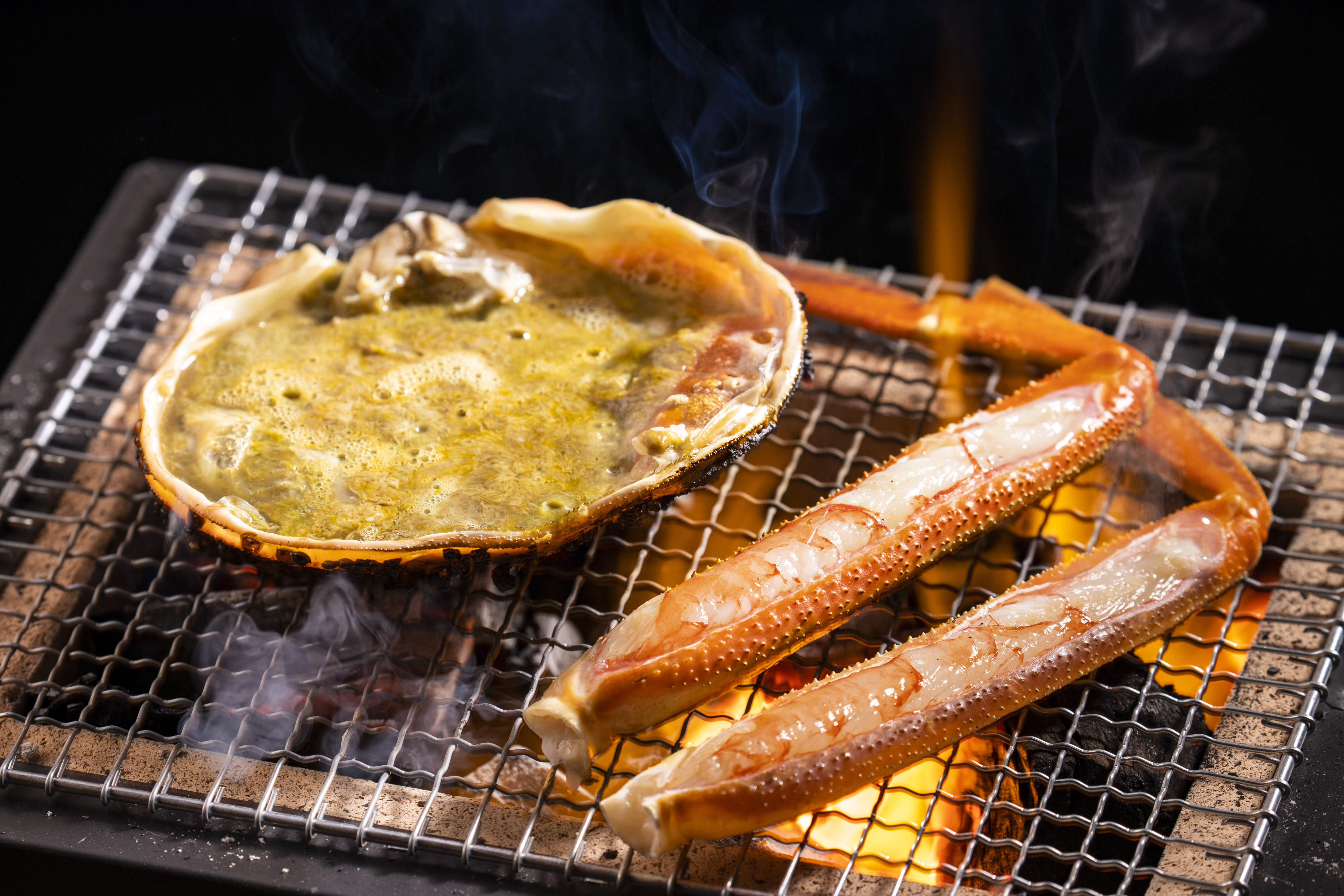 紫苑亭 焼きガニ