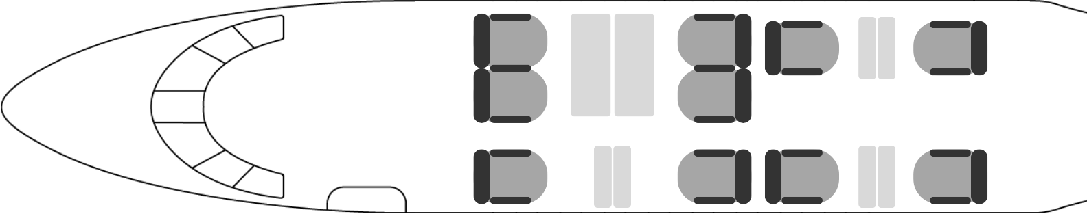 Falcon2000 floor plan-2 Falcon2000 floor plan-2