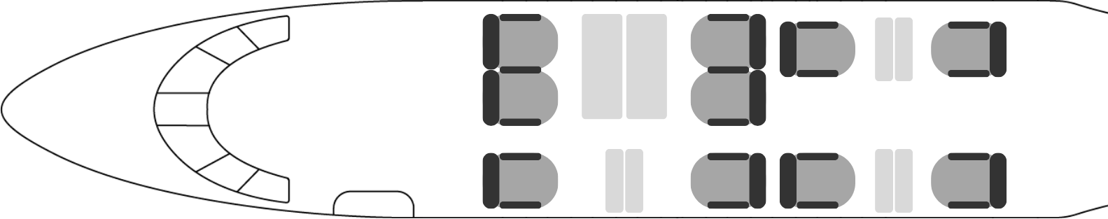 Falcon2000 floor plan-2