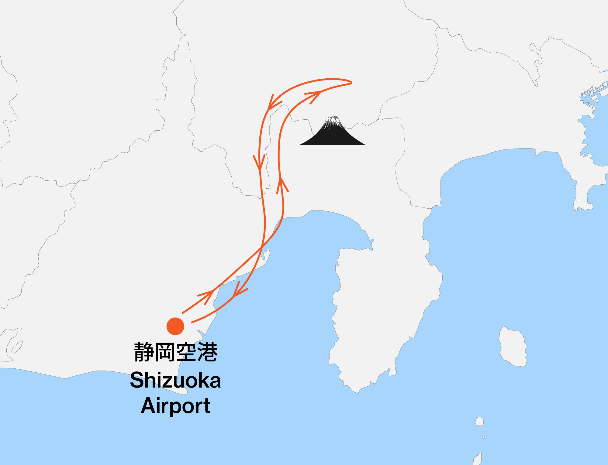 Shizuoka Airport Mt Fuji